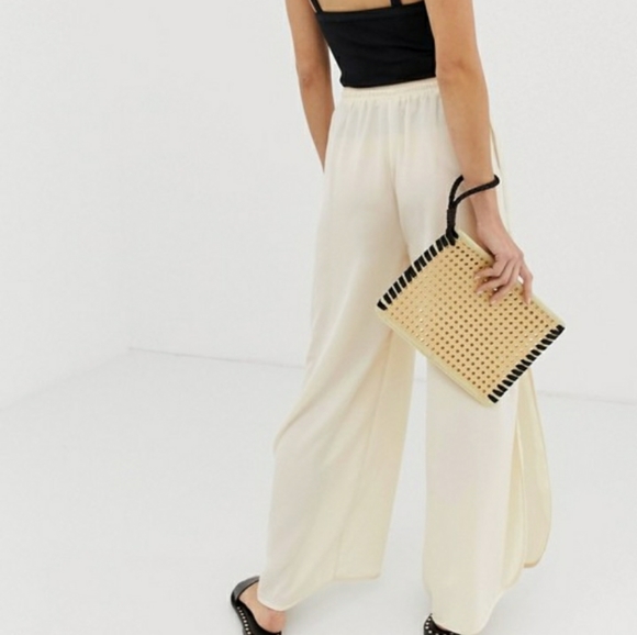 FREE PEOPLE Relaxed Side Slit Pants - Picture 3 of 6